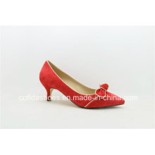 New Collection Pointy Low Heel Comfort Lady Shoe